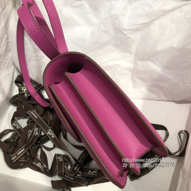 Hermes空姐包 愛馬仕Constance半手工19cm Epsom掌紋小牛進口皮 Hermes單肩斜挎包  tdh2119